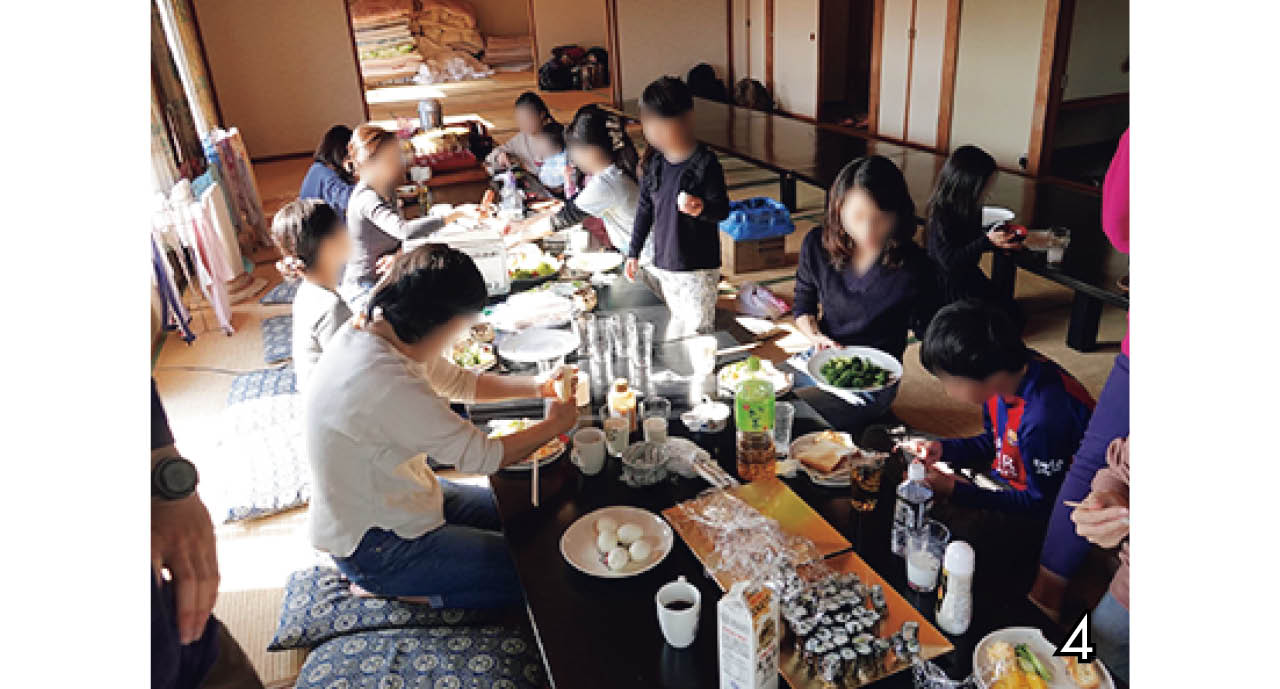 「子どもがまだ小さい頃は、近所に住む仲のいい家族ぐるみで、一棟貸切宿をよく利用していました」