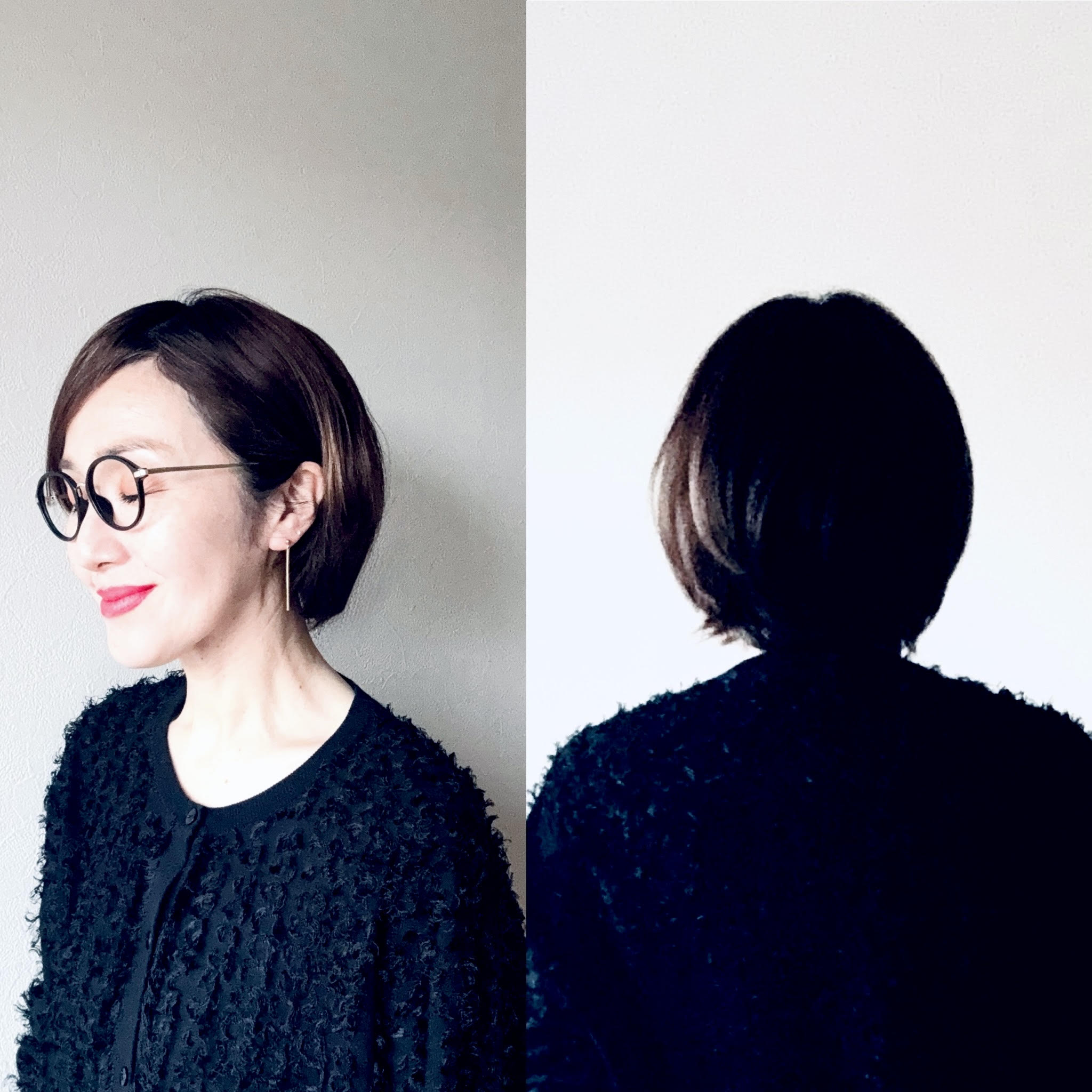 DRAWER フリンジカーディガン　ヘアカット