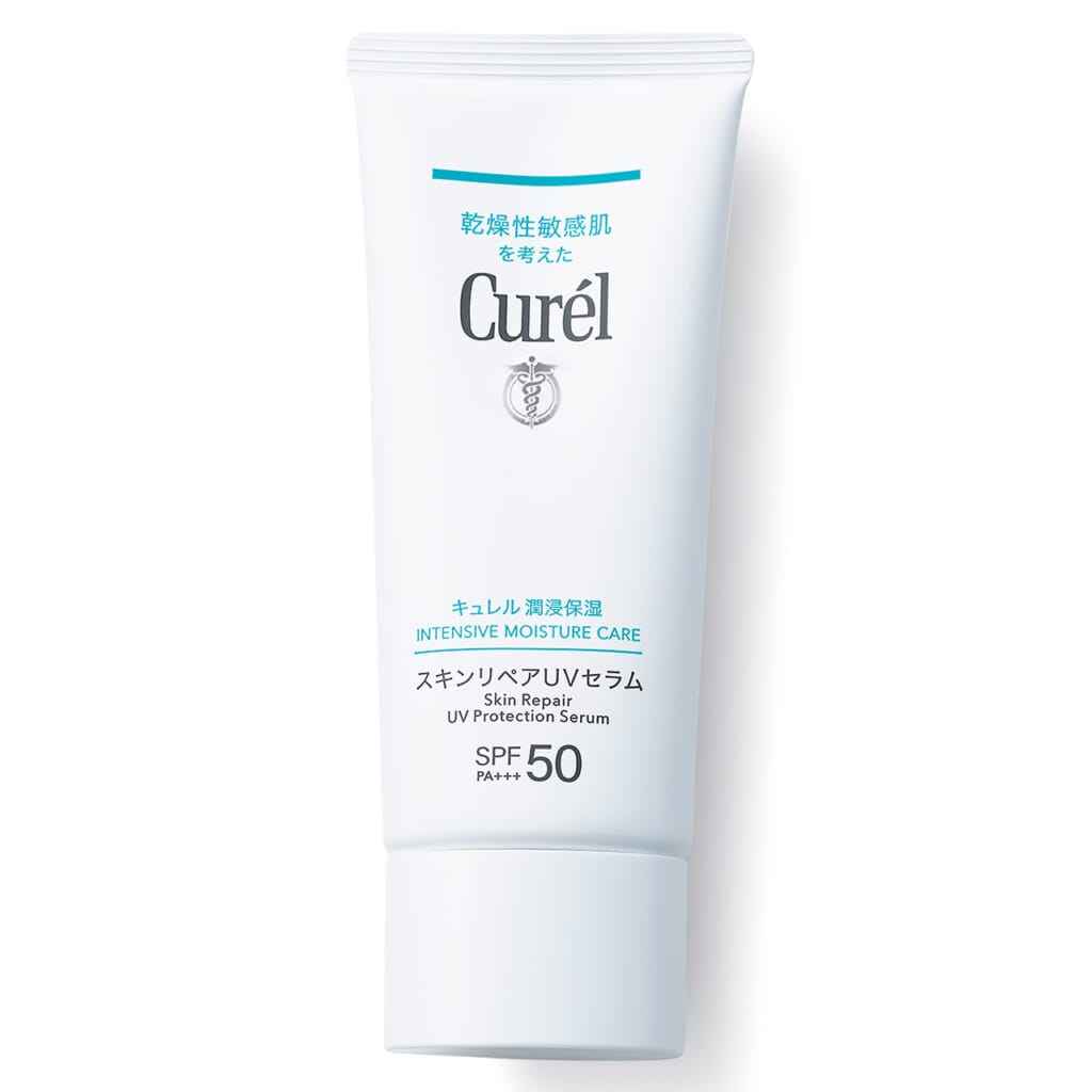 潤浸保湿 スキンリペアUVセラム SPF50・PA＋＋＋ 60g￥2200（編集部調べ）／花王