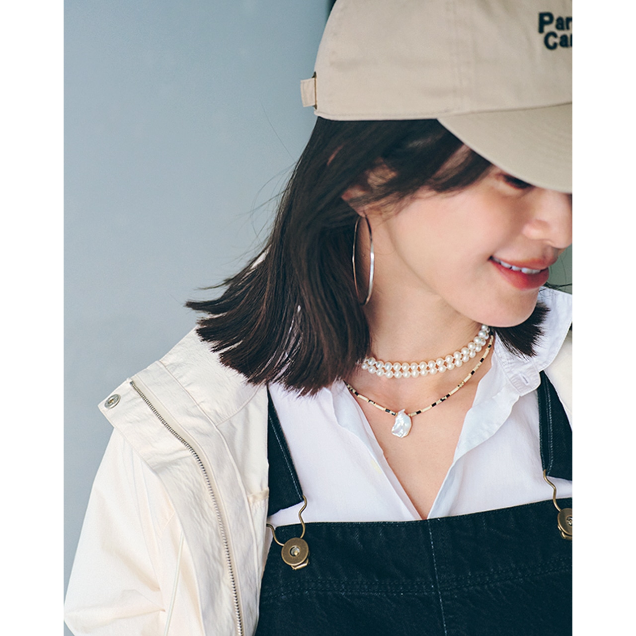 サロペットコーデのポイント