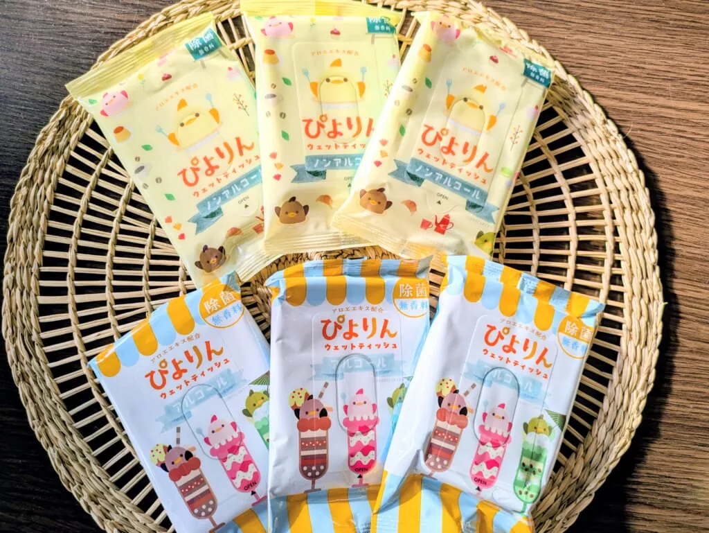 ぴよりんウエットティッシュ