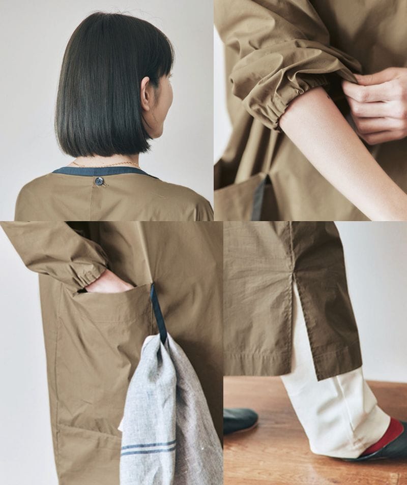 長谷川あかり　12closet　LEEマルシェ　別注　かっぽう着　器