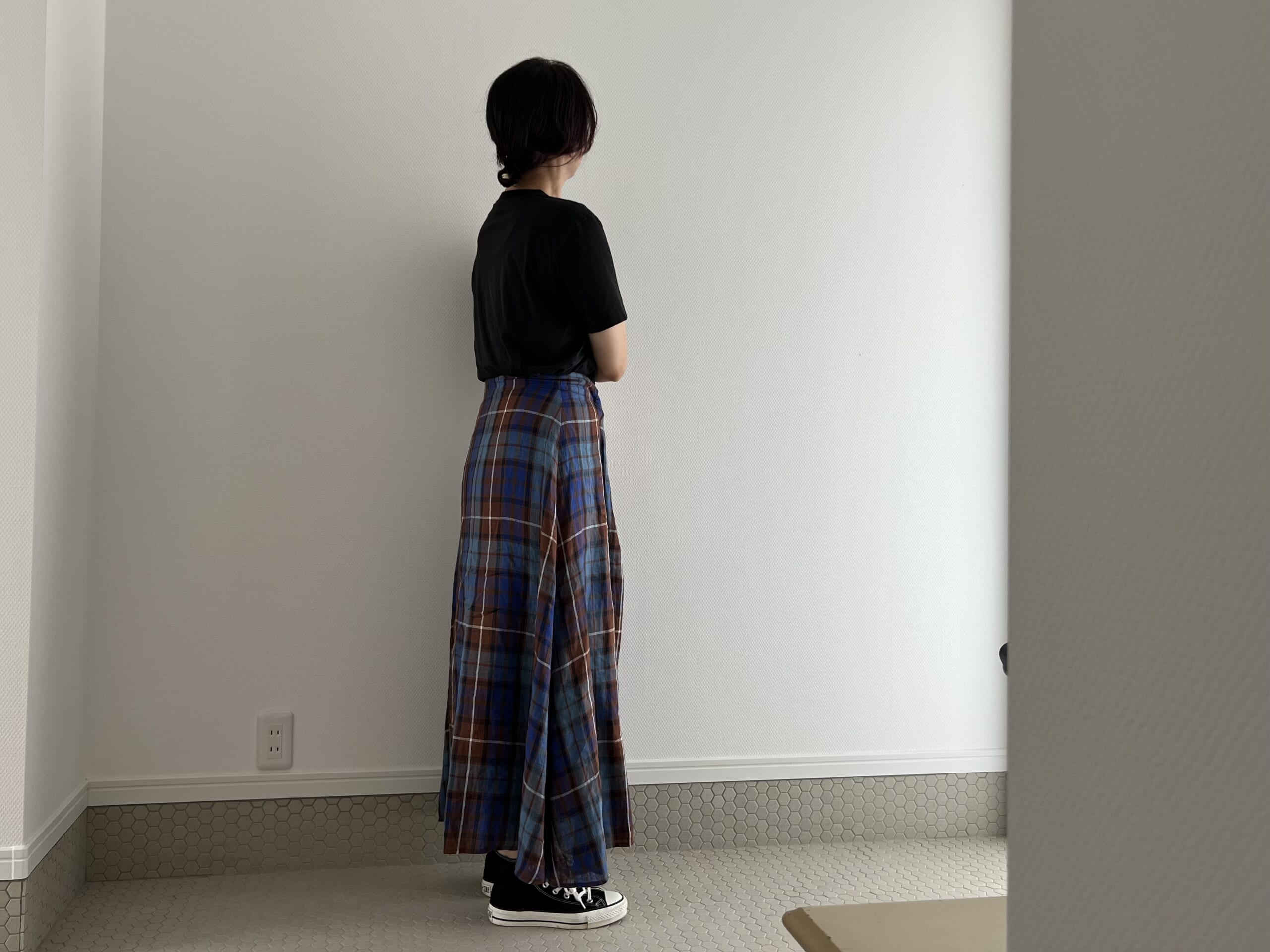 【気温25度の服装】４０代きれいめカジュアル派の「 O'NEIL of DUBLIN（オニール オブ ダブリン）」初夏リネンスカートコーデ TB icoco