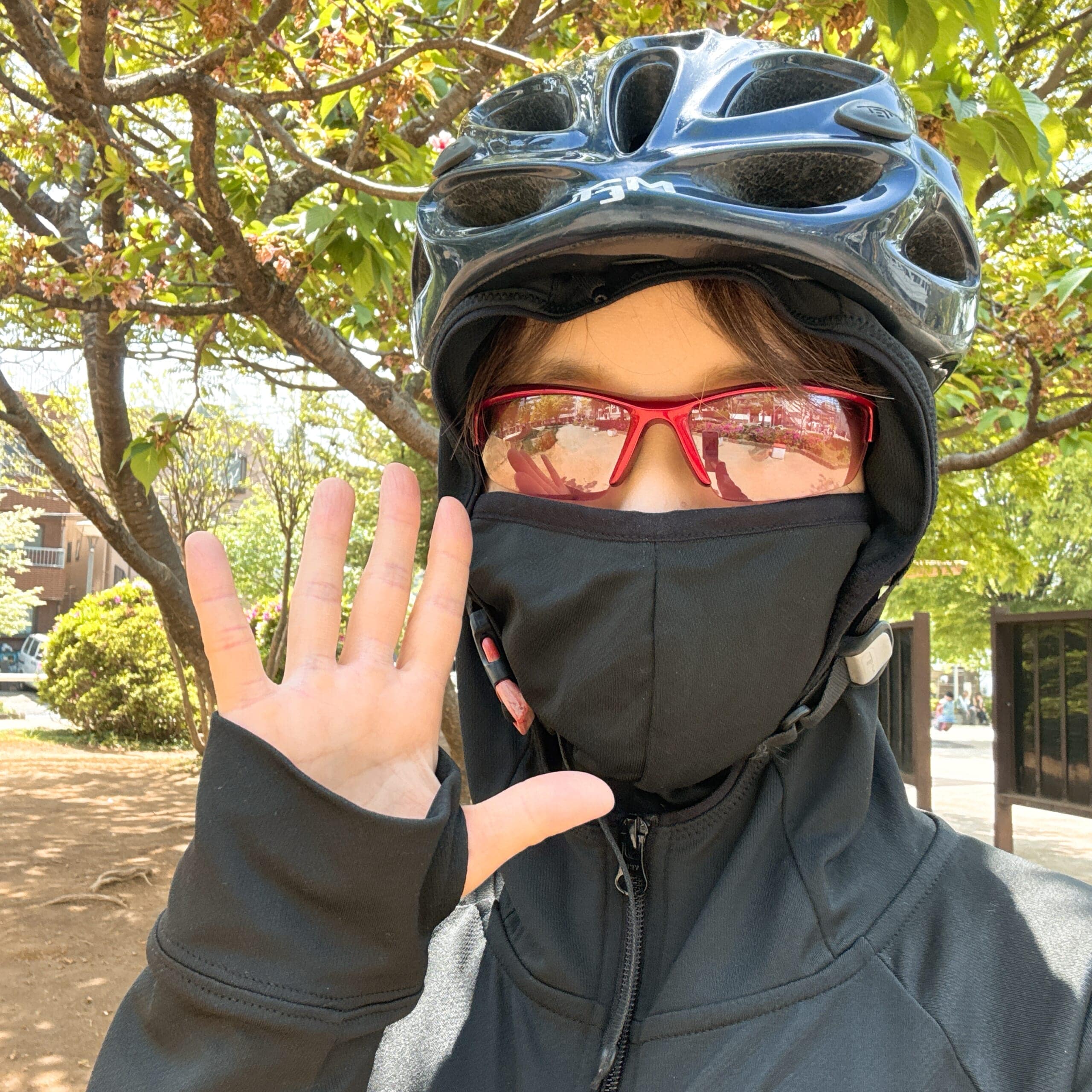 ワークマン　クール　UV 遮熱サンシェード　パーカ　フェイスガード　パーカ