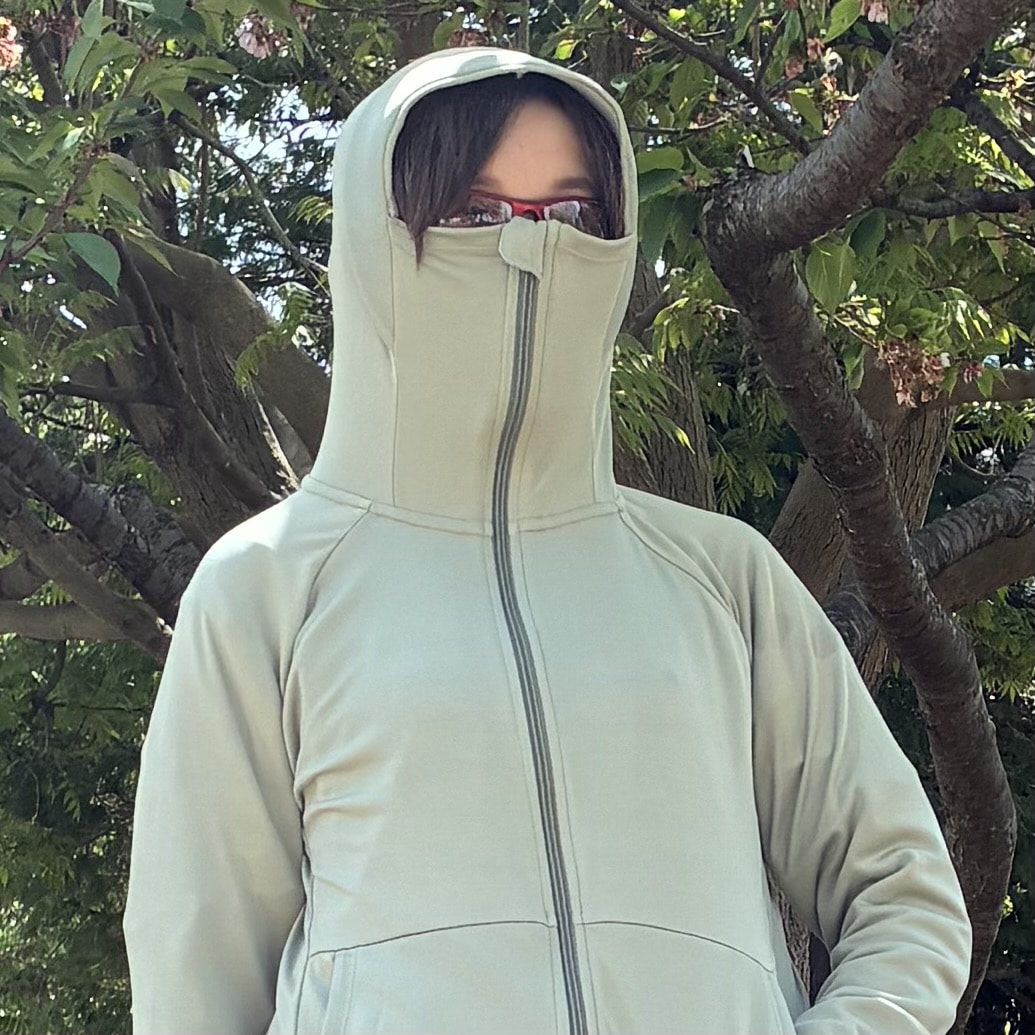 ワークマン　クール　UV 遮熱サンシェード　パーカ　フェイスガード　パーカ