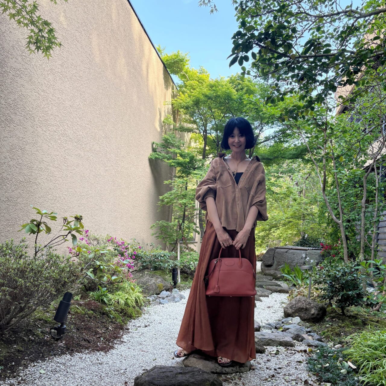 旅コーデ　ふふ熱海　ドゥーズィエムクラス