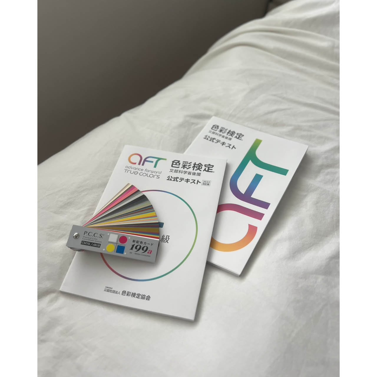 色彩検定の勉強中