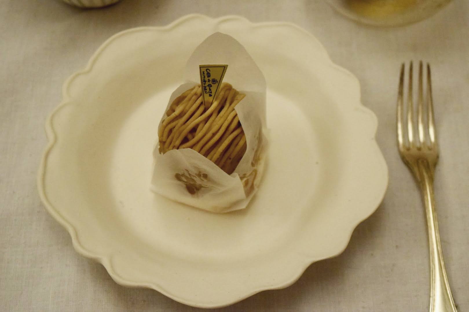 銀座みゆき館のモンブラン