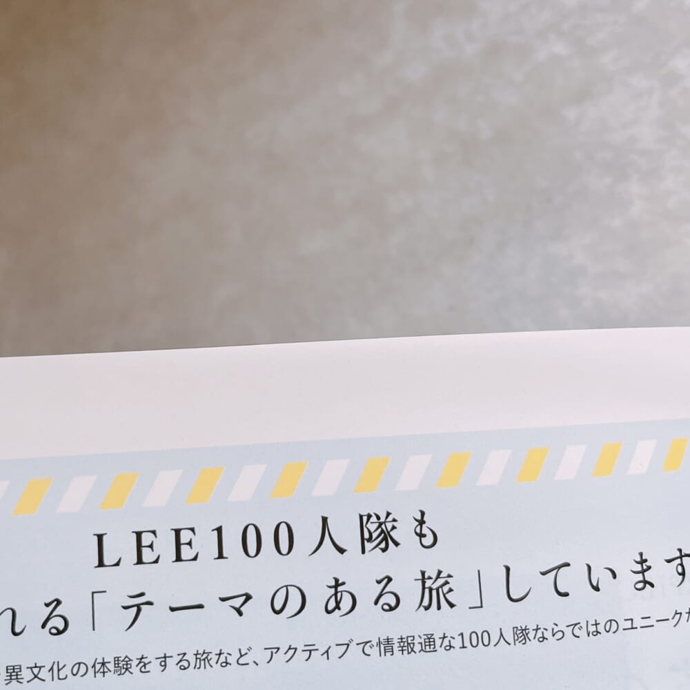 LEE 5月号 旅特集