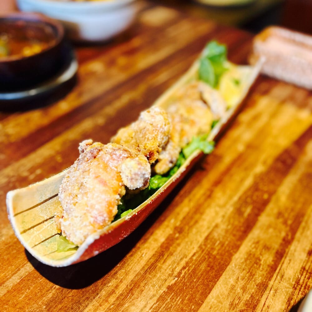 肉の石川　湘南 南国カリィーレストランHANOHANO 
タンドリーチキン風から揚げ