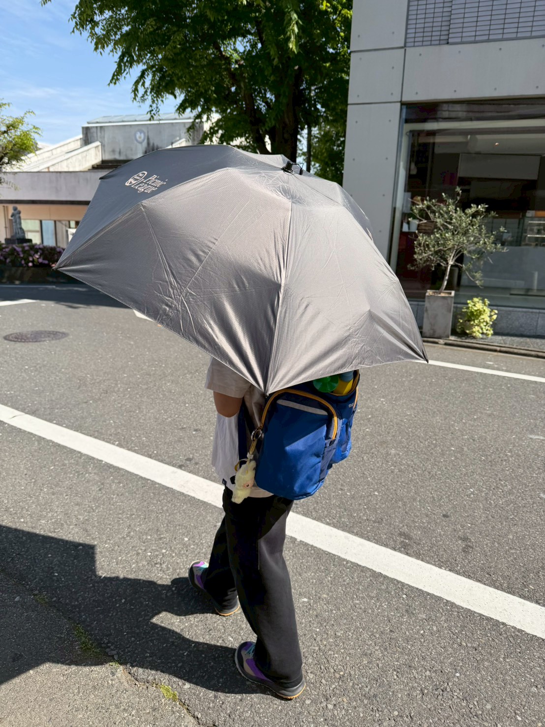 モンベルの日傘トラベルサンブロックアンブレラ50を子どもがお試し