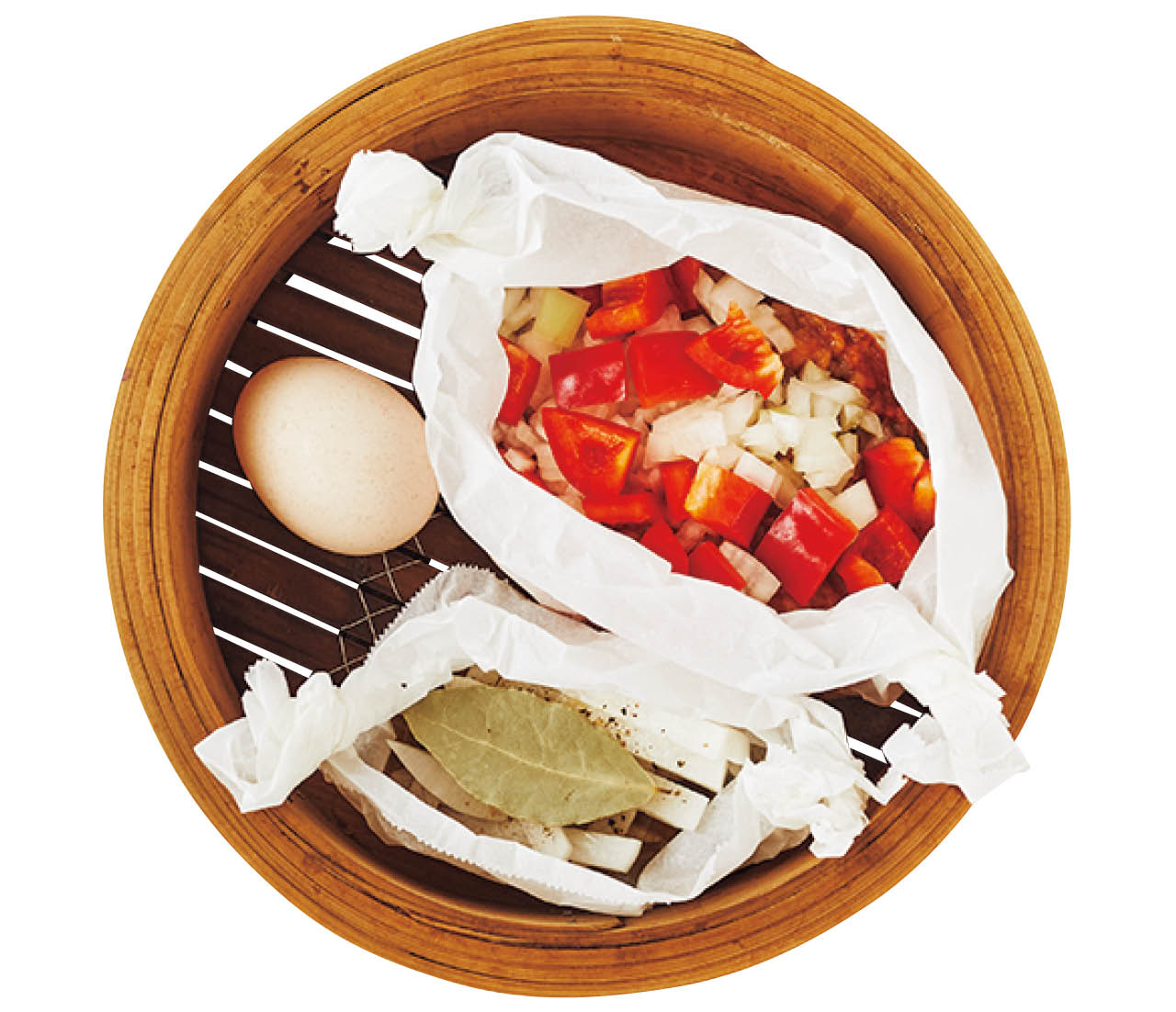 すぐに食べない場合は、10分蒸しで完熟卵に