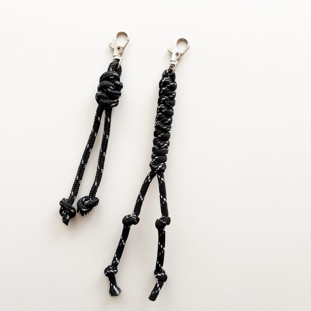 セリア　パラコード　スネークノット