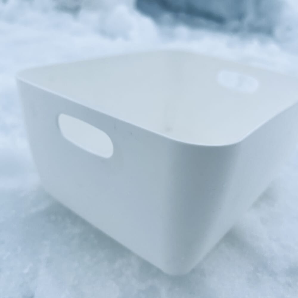 ニセコ イグルー作り セリアのケース