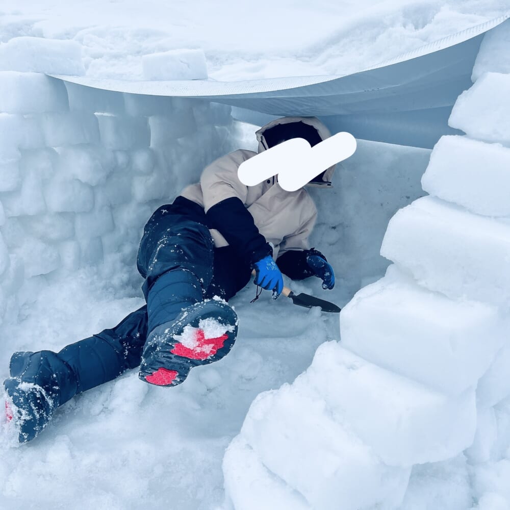 ニセコ 雪遊び イグルー