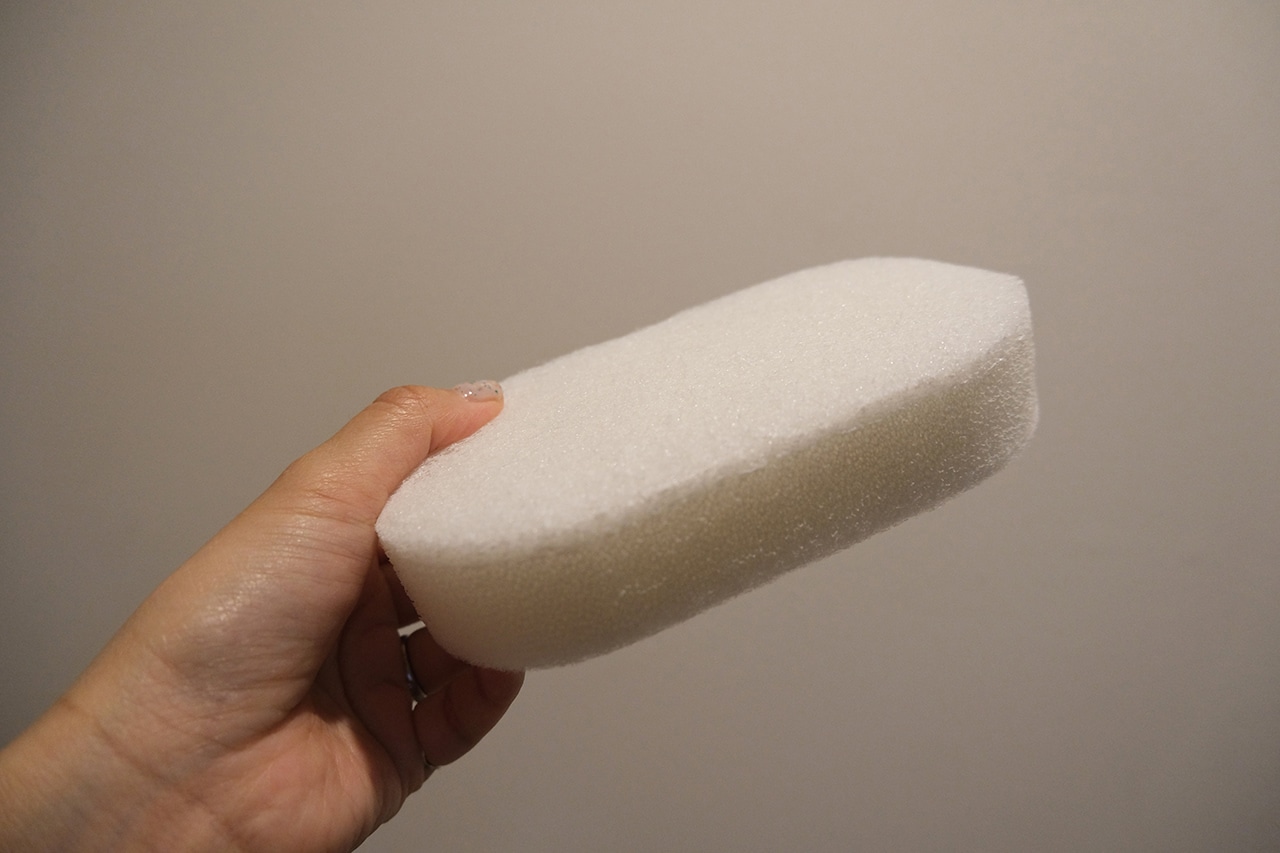 バス用スポンジ取替え　使用シーン