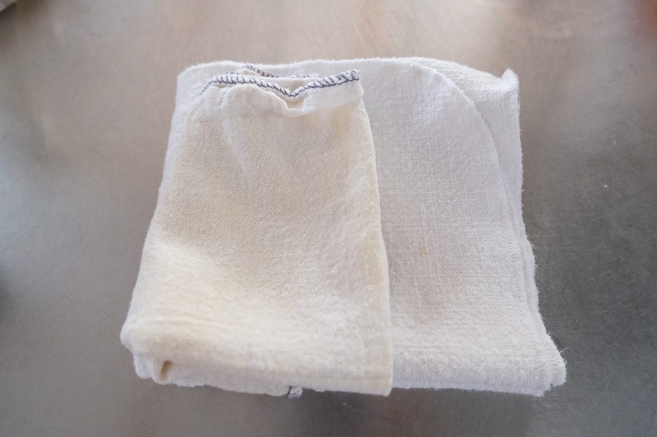 インド綿大判ふきん・2枚組　使用シーン