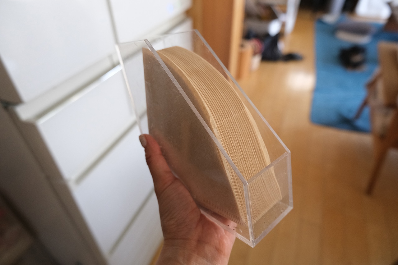 コーヒーフィルター　使用シーン