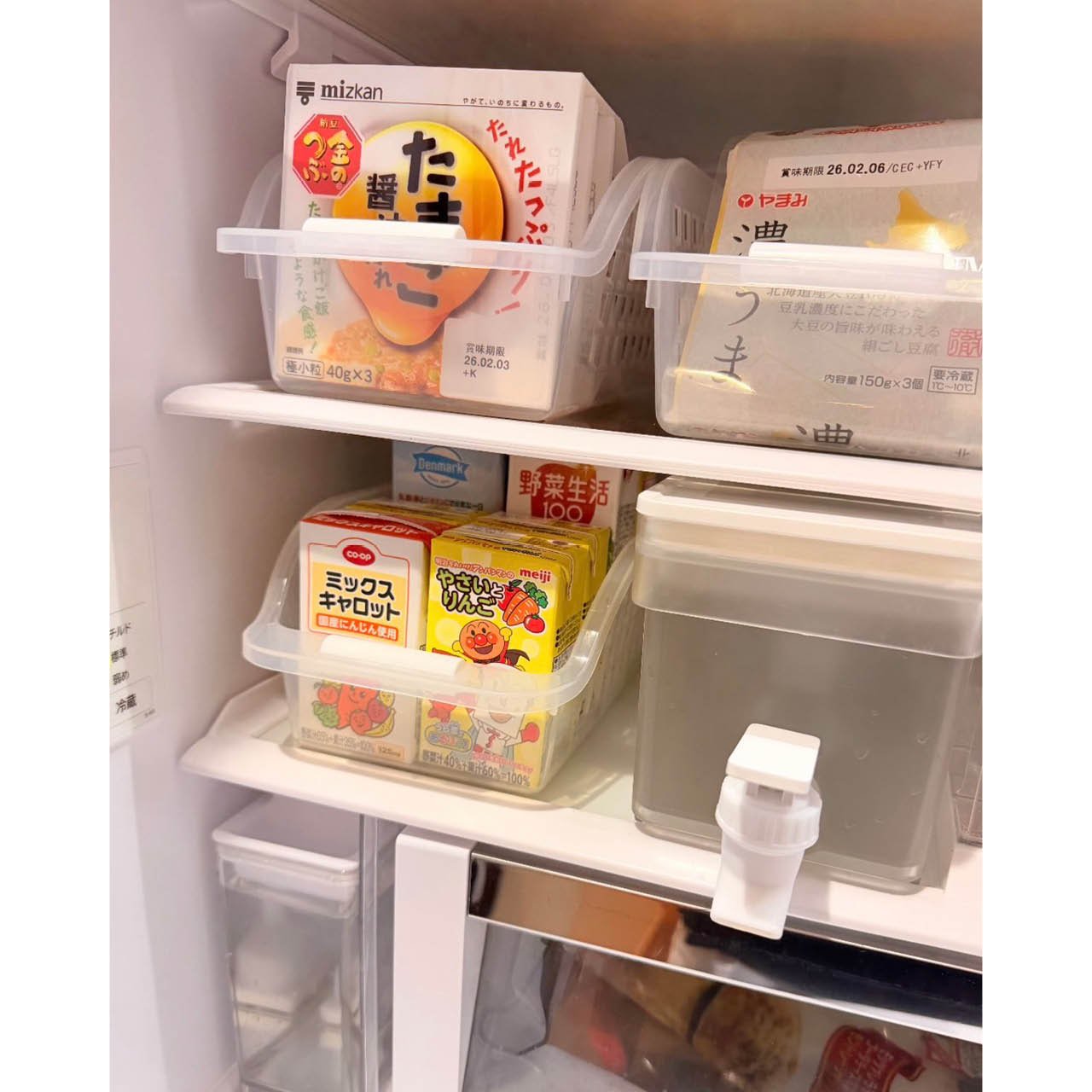 水やジュースなどは子どもの手が届く場所に