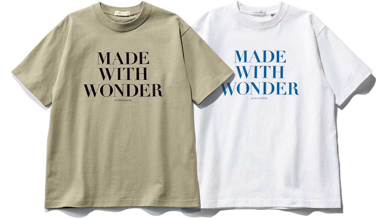 20th Anniv. LEE限定 MY WEAKNESS（マイ ウィークネス）【洗える】【LEEマルシェ20th別注】M.W.WT（ロゴTEE）