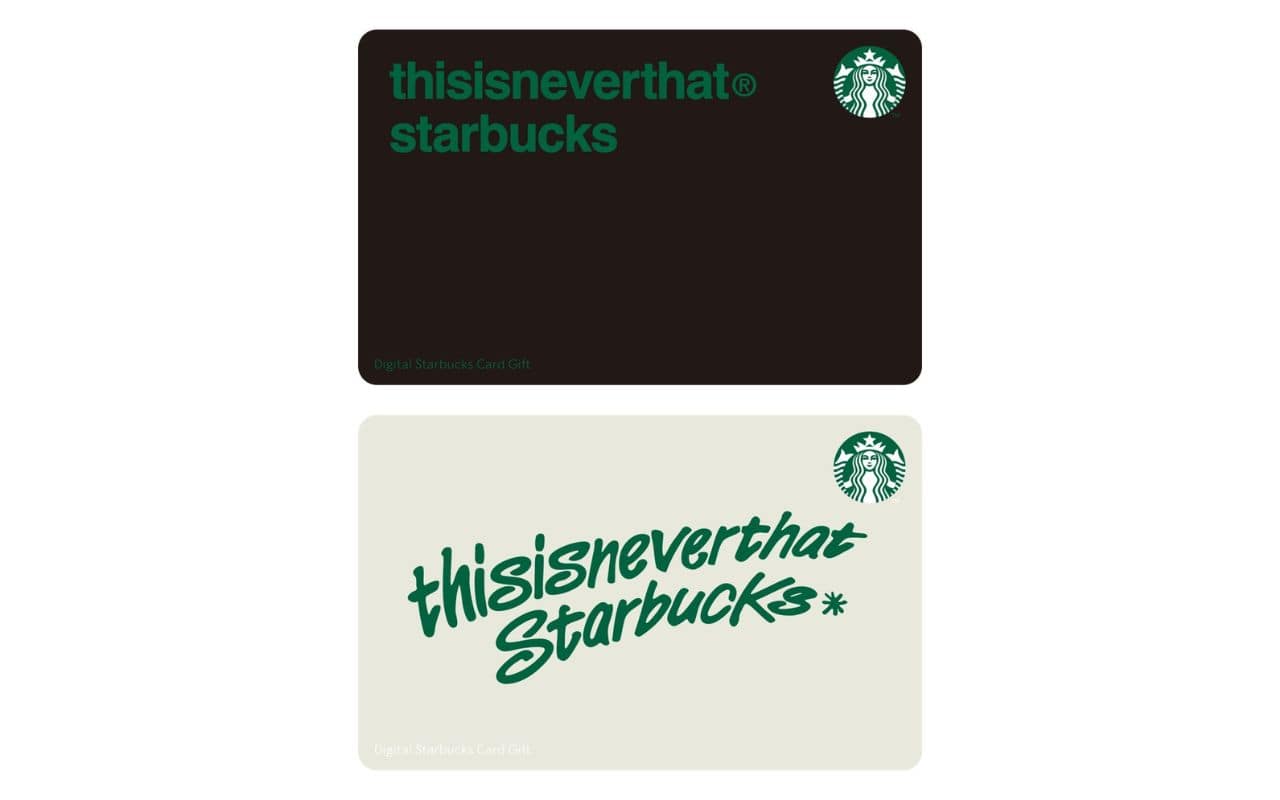 スターバックス thisisneverthat　キャップ　デジタル スターバックス カード