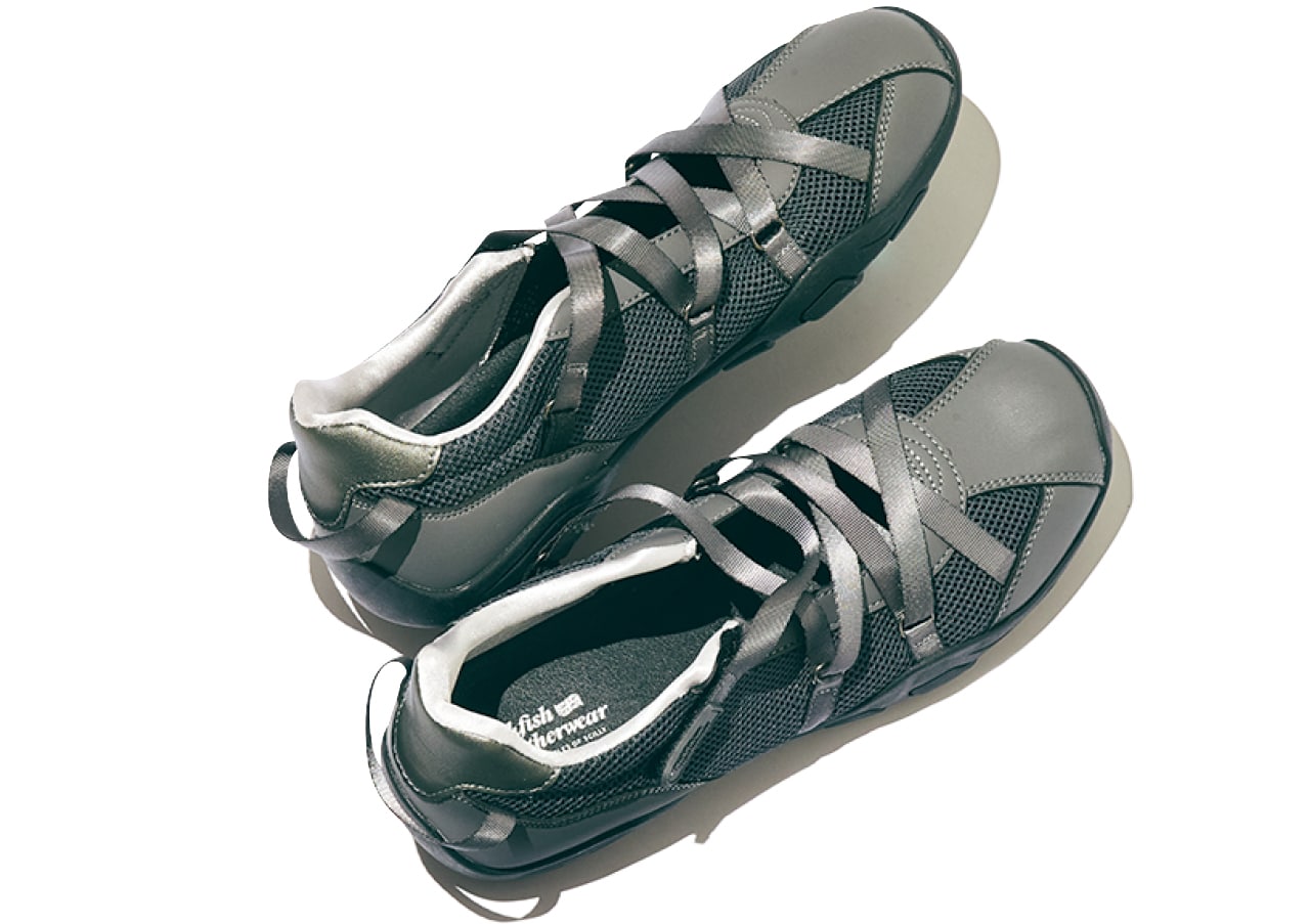 ［ZANE X-ストラップスニーカー］￥15950／トヨダトレーディング プレスルーム（ロックフィッシュウェザーウェア）