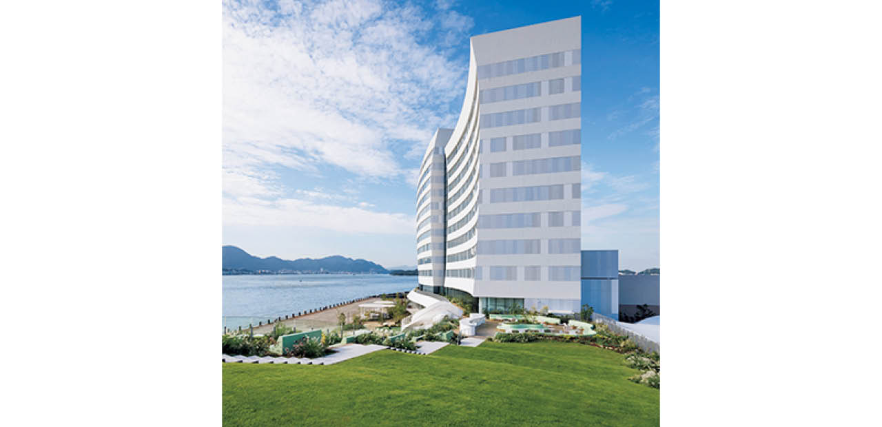 すべての客室が海峡ビュー