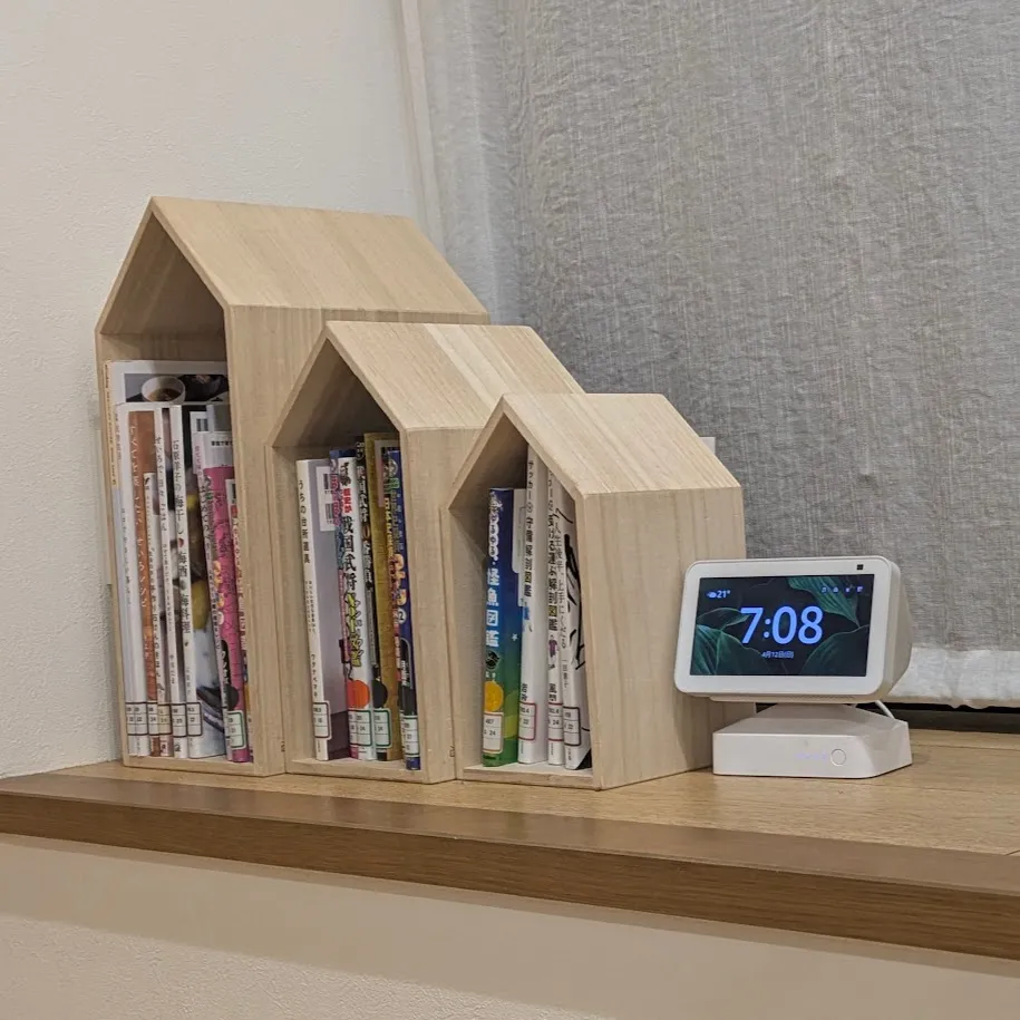 増田桐箱店「本の家【Book House Nest】」本を入れたところ