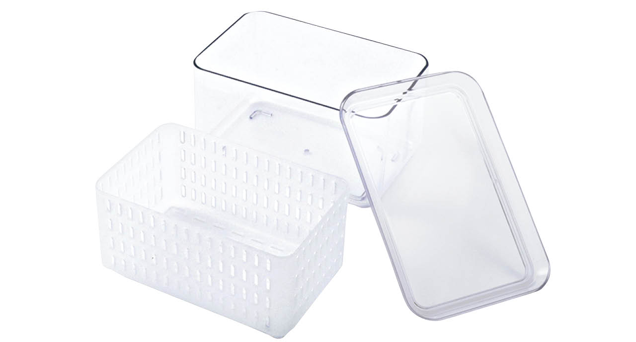 3COINS
ザル付き保存容器