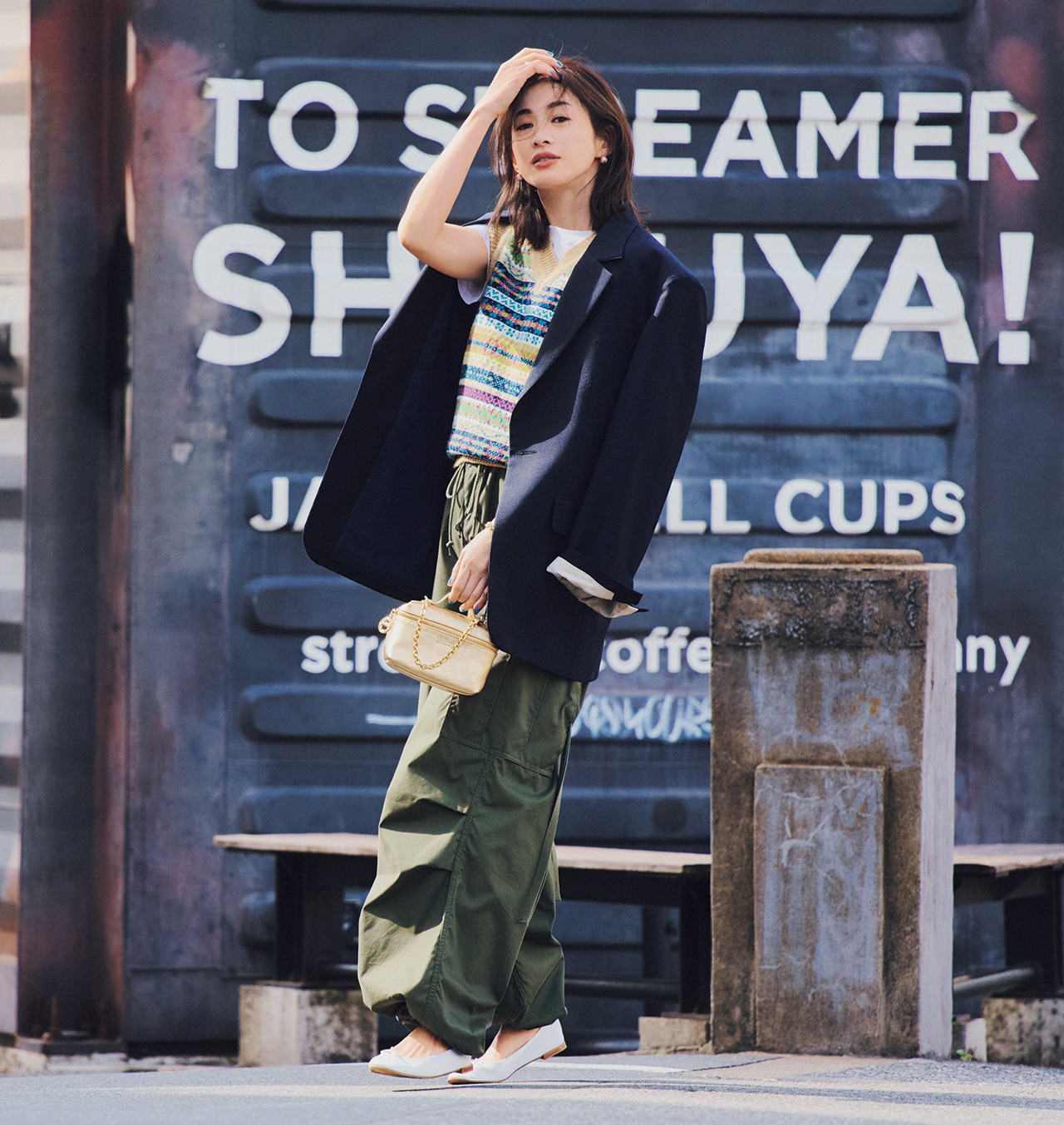 明日なに着る04292026のコーデ モデル／高垣麗子