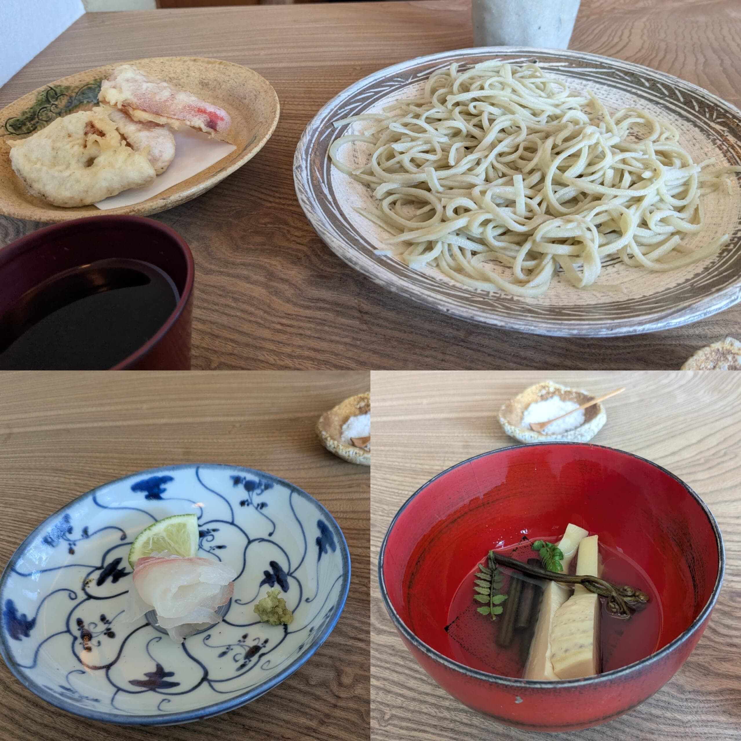 和久傳　五　蕎麦と料理