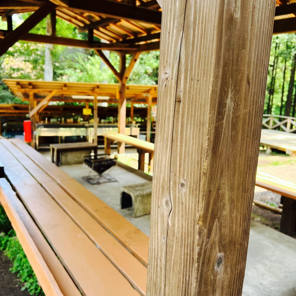 神奈川県南足柄市　丸太の森　バーベキュー場　BBQ　ピザ窯