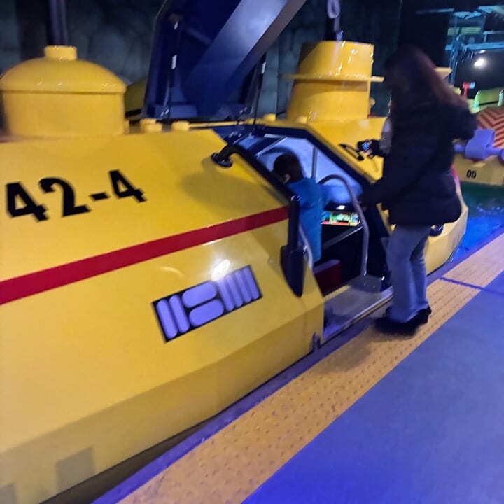 レゴランドの潜水艦のアトラクション