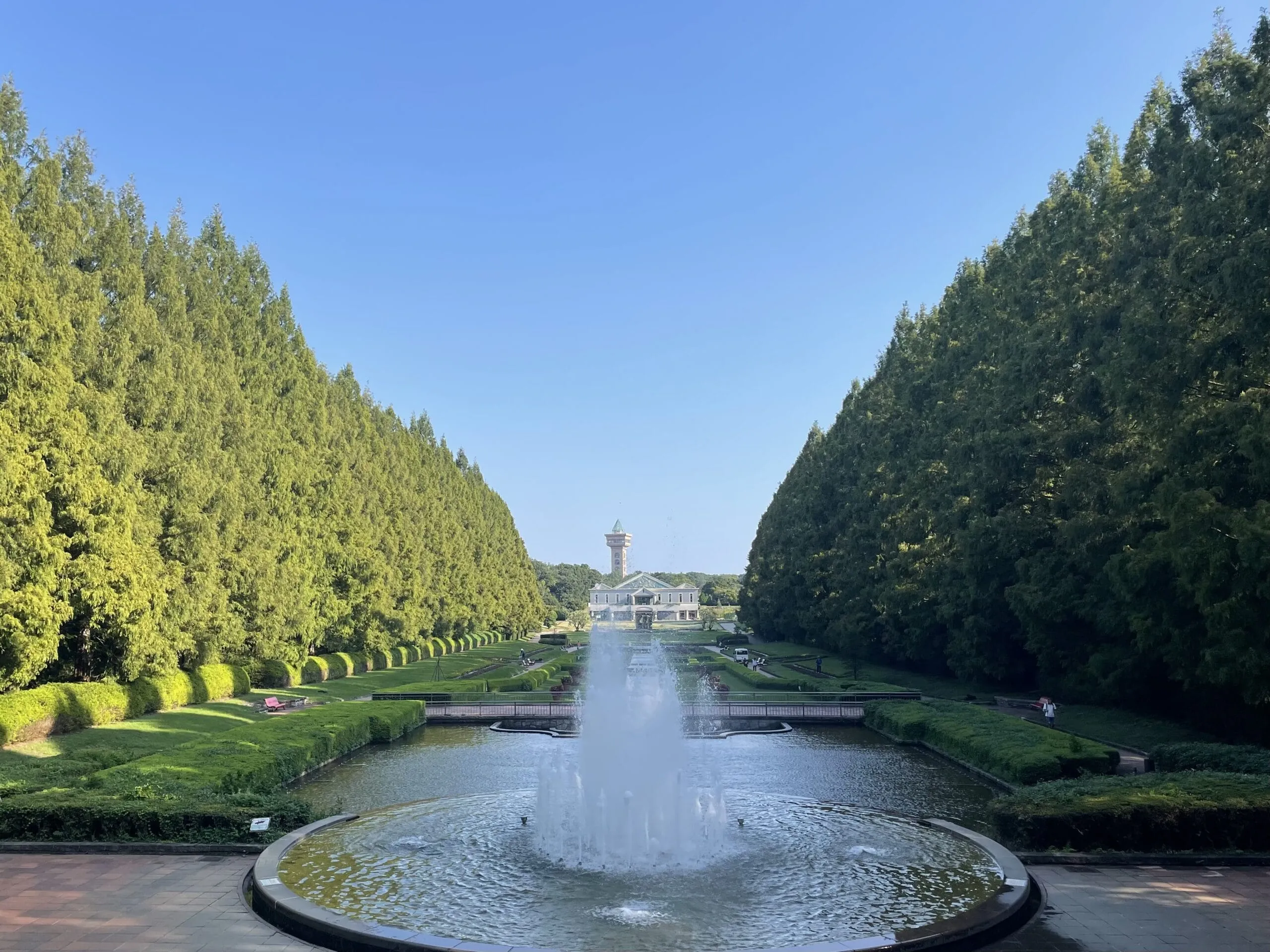 神奈川県立相模原公園　フランス式庭園１