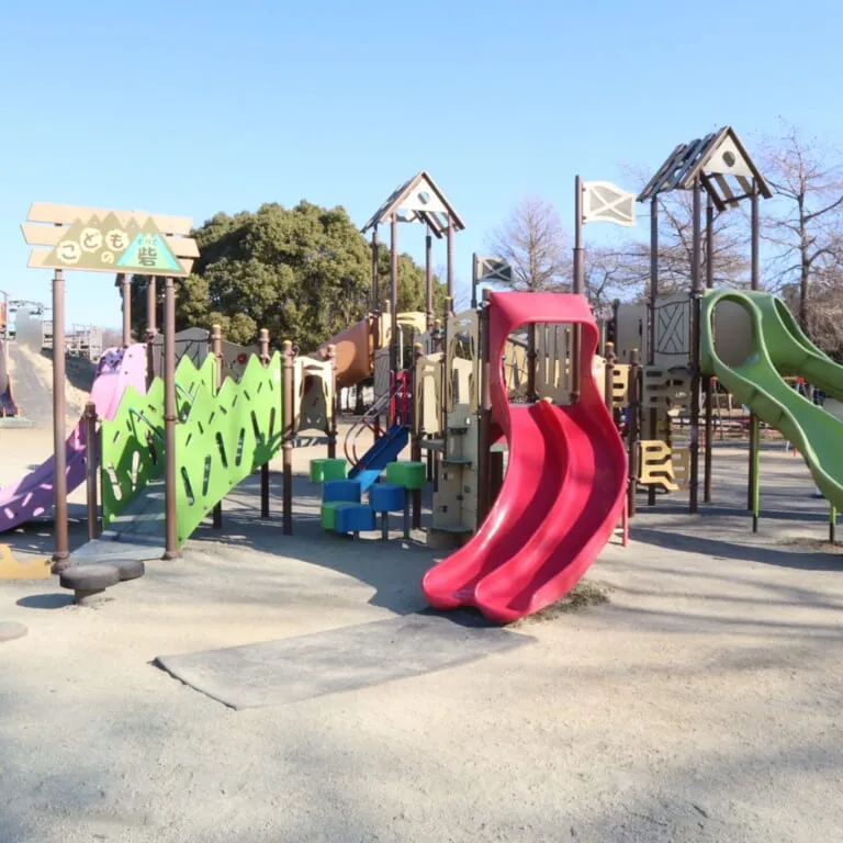 県営みさと公園　子どもの砦　遊具