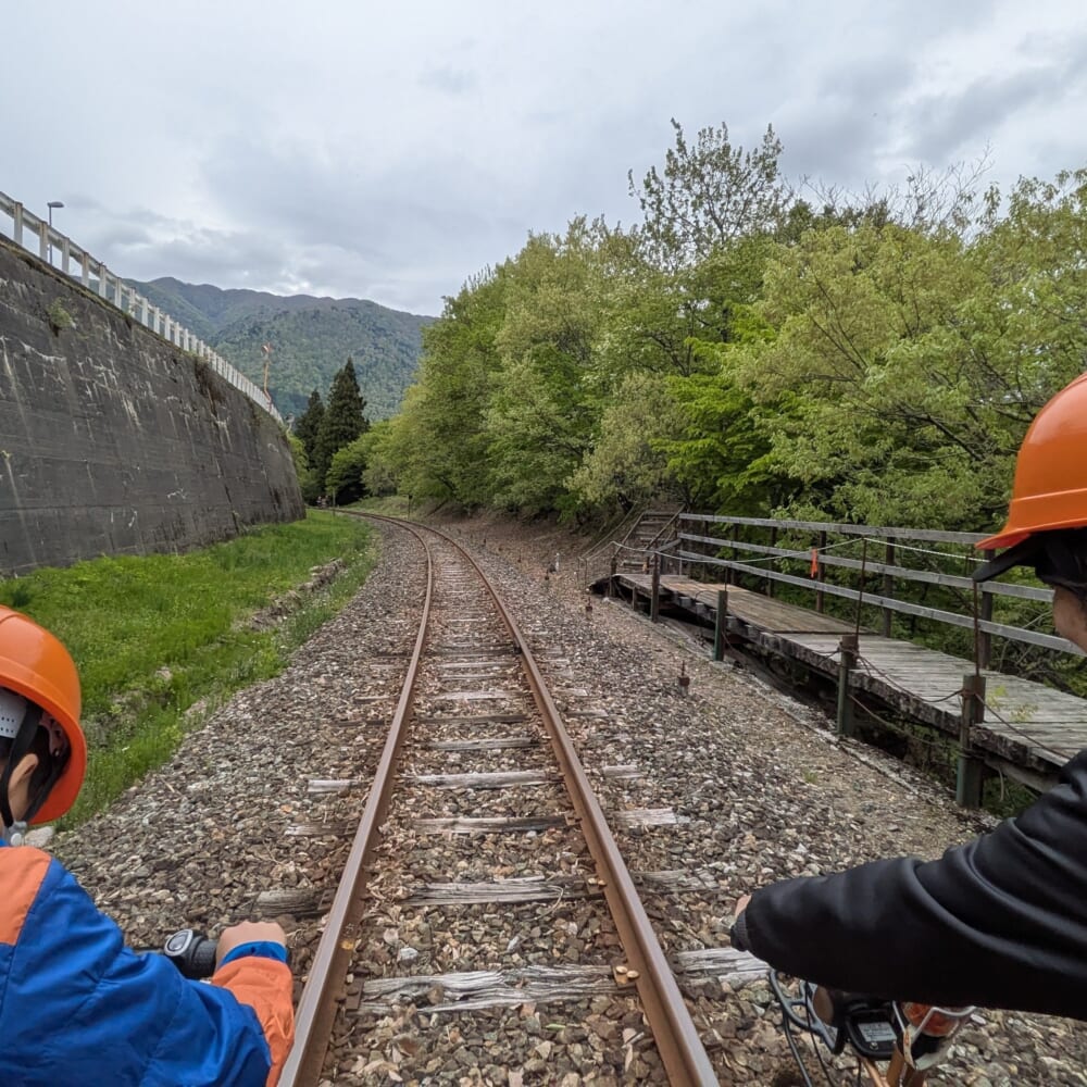 飛騨高山 レールマウンテンバイク「Gattan Go!!」 旧神岡鉄道 飛騨市神岡町
