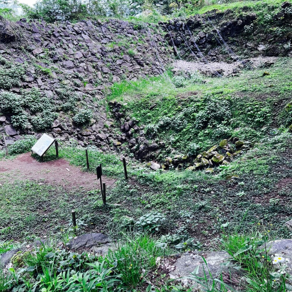 2026GW 小田原石垣山一夜城 早川 井戸曲輪