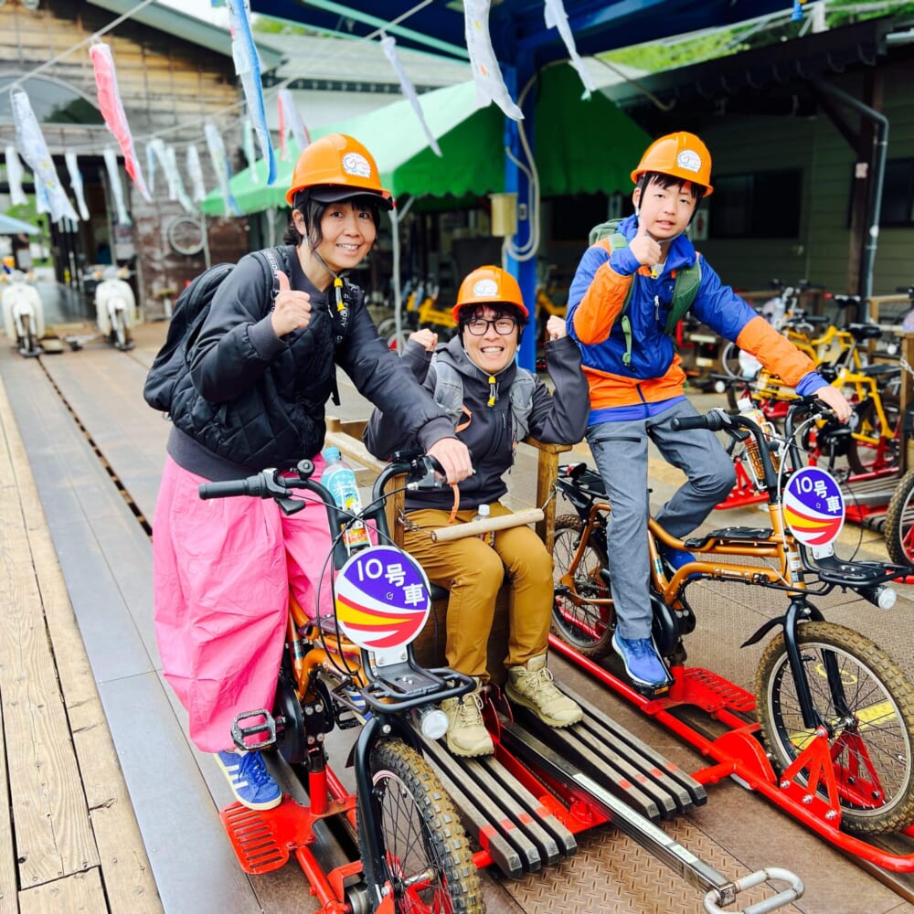 飛騨高山 レールマウンテンバイク「Gattan Go!!」 旧神岡鉄道 飛騨市神岡町
