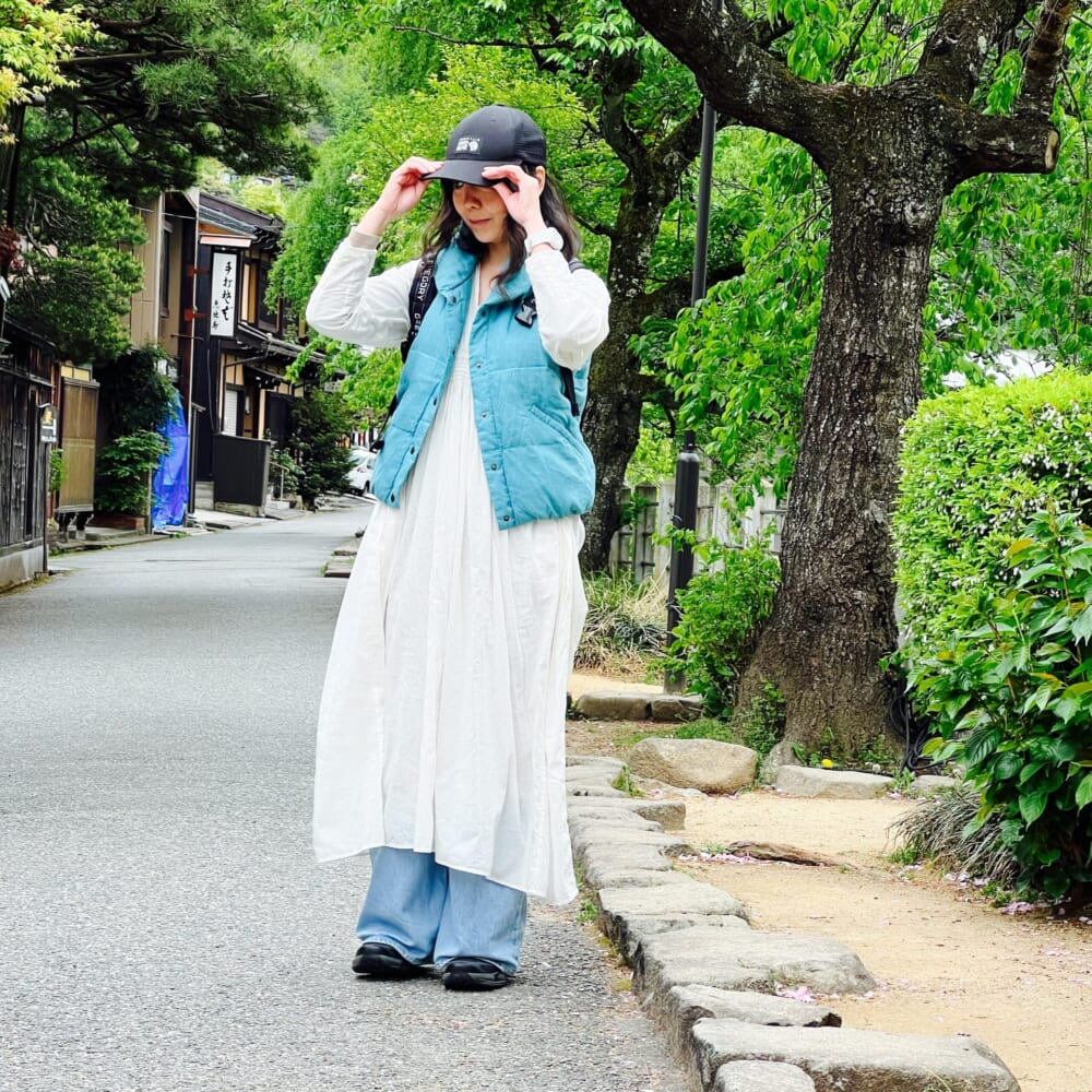 Cotton Silk Smocking Dress　Mala KALANCHOE
audrey and john wadのダウンベスト
MERRELL　スピード アーク マティス ゴアテックス
