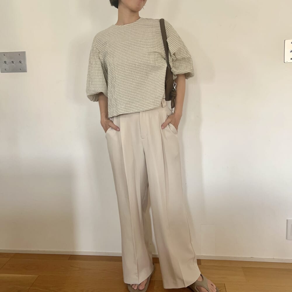 ZARA　トップス　春夏コーデ