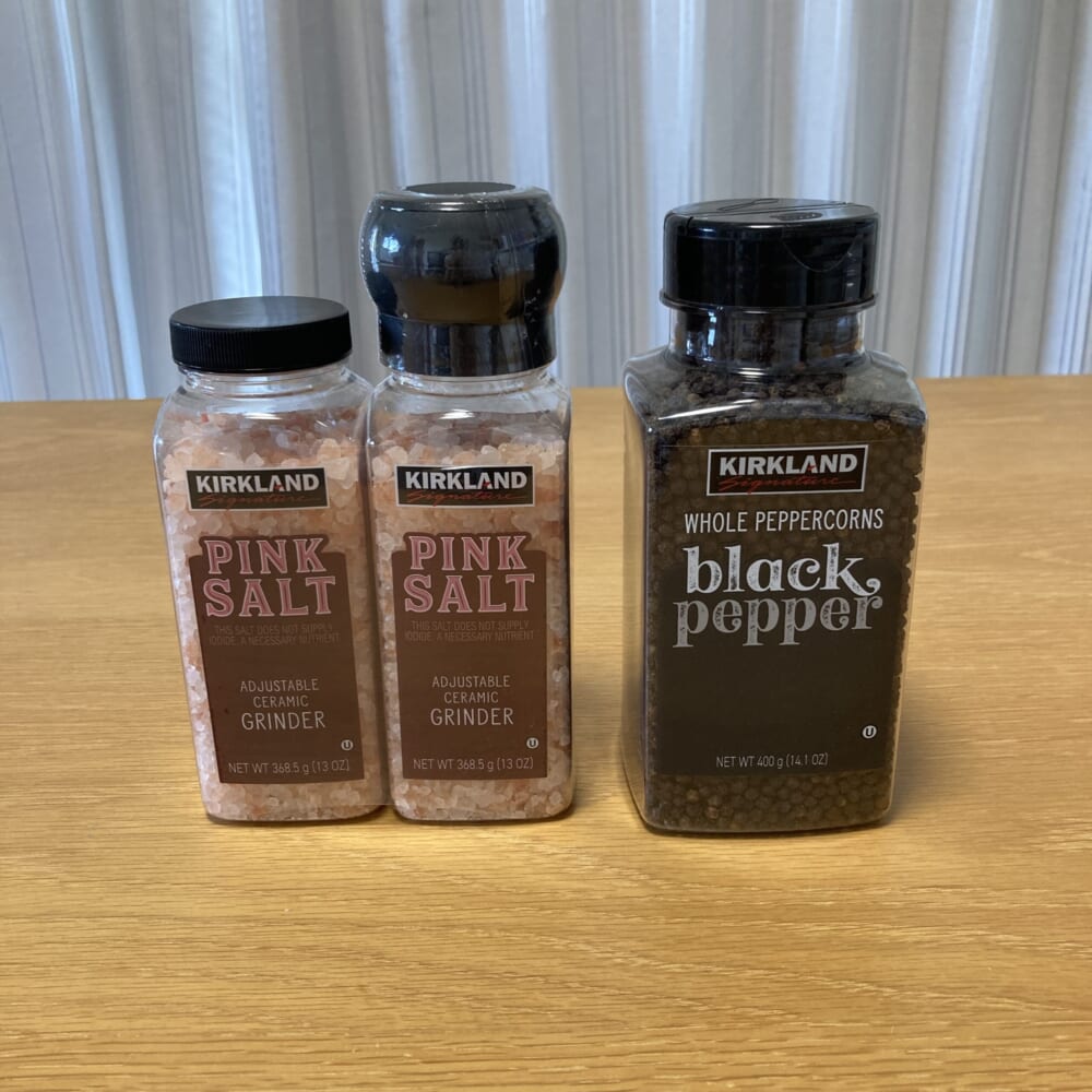 コストコ　ピンクソルト　ブラックペッパー