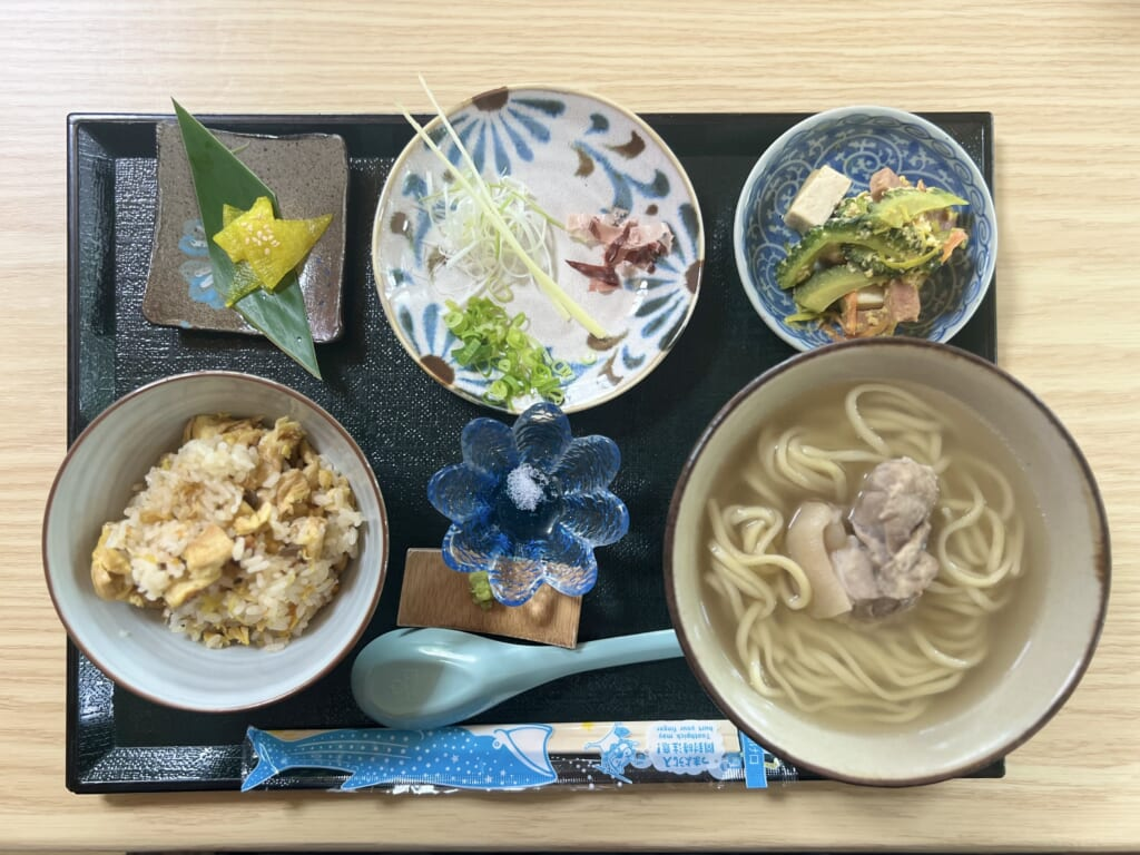 「崎濱製麺」Aセット