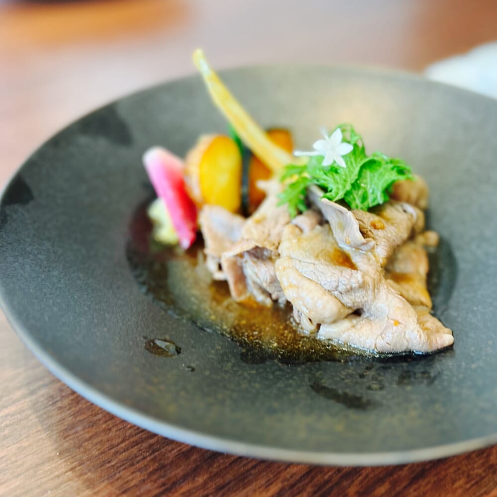 神奈川県 大磯プリンスホテル S.DINING エスダイニング 北海道フェア 初夏のセミブッフェ 牛サーロイン肉のしゃぶしゃぶ 温野菜添え