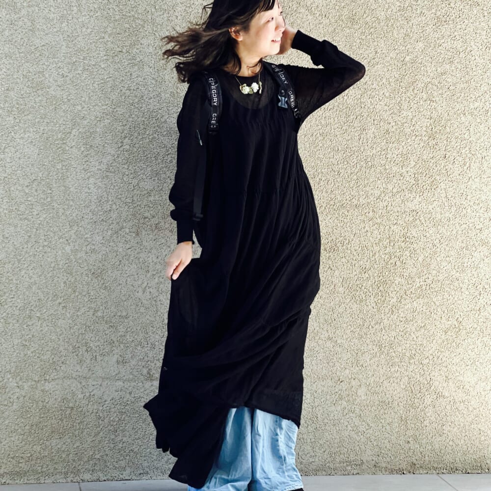 UNITED ARROWS UWFM ティアード マキシワンピース◆