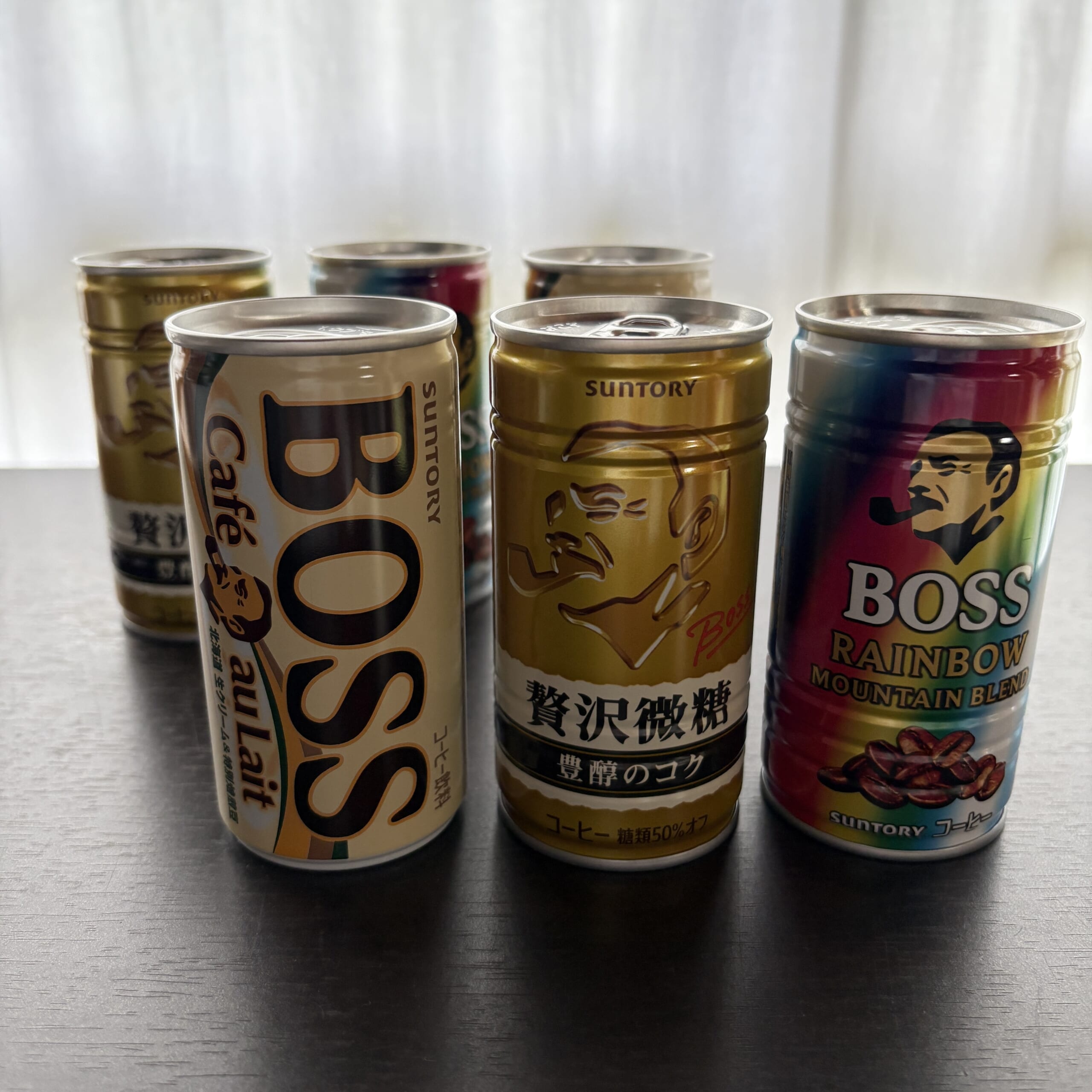 サントリー　BOSS　大相撲　力士缶