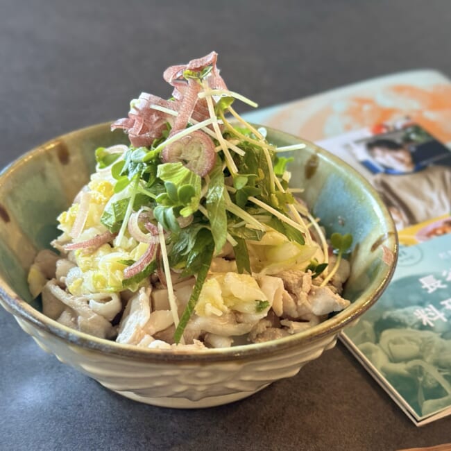 長谷川あかりさんの「豚しゃぶの薬味ミックス」