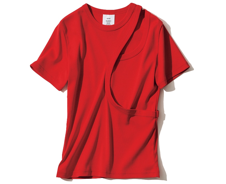 HYKE（ハイク）のデザインTシャツ　￥22000