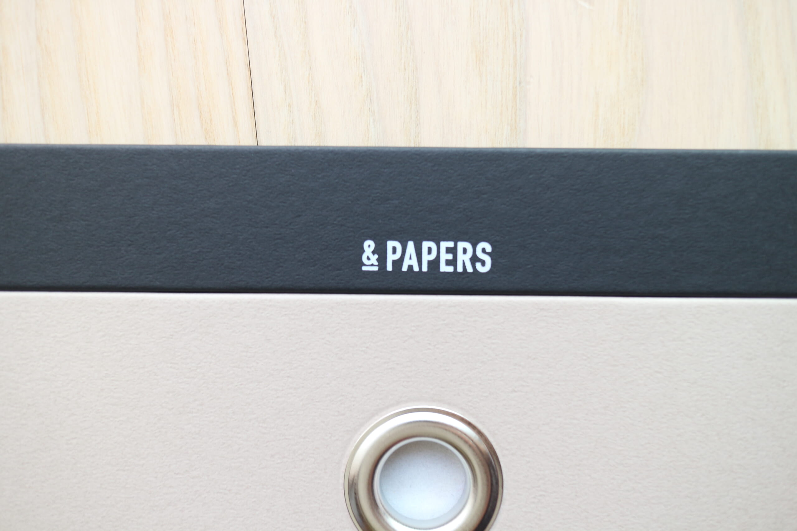 ＆PAPERS　無印　スタッキングシェルフ