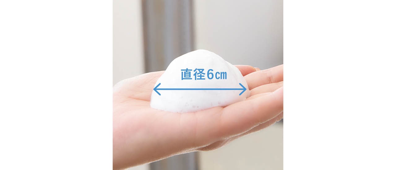 適量は直径6cm