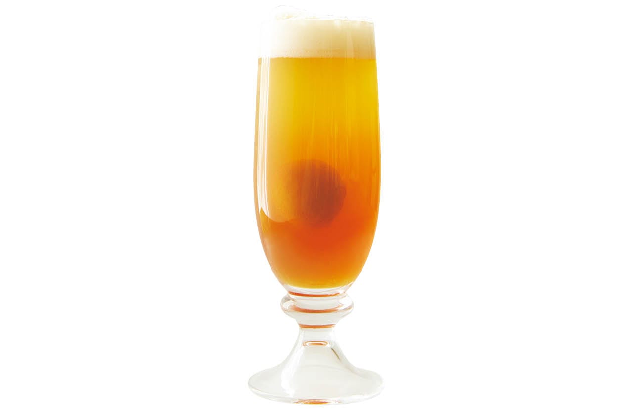 梅ダージリンのビール割り